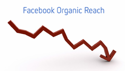 facebook reach declining new algorithm change