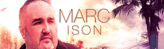Marc Ison Logo and Miami Scene Image